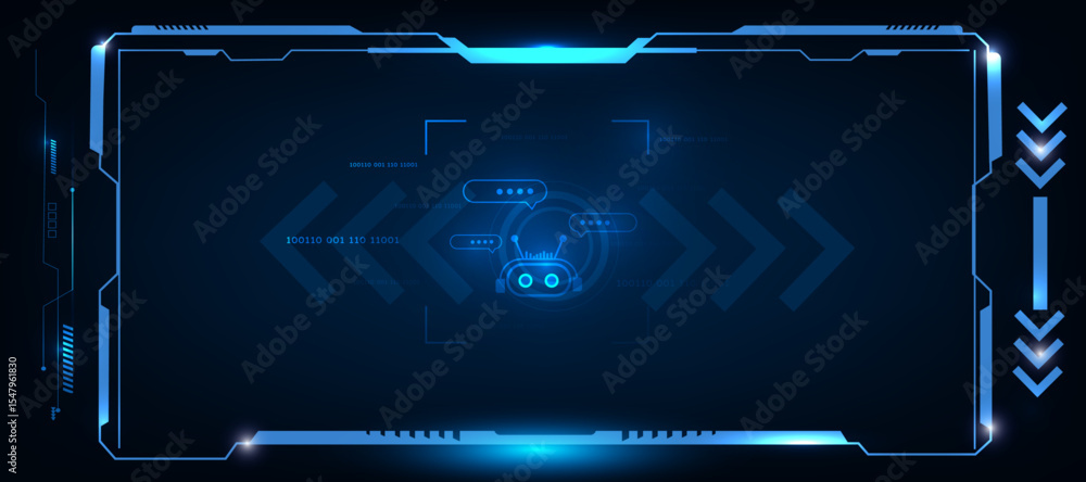 Poster artificial intelligence agent chat bot