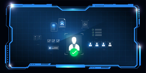 Virtual Candidate Evaluation with Tech-Based HR System © biswas