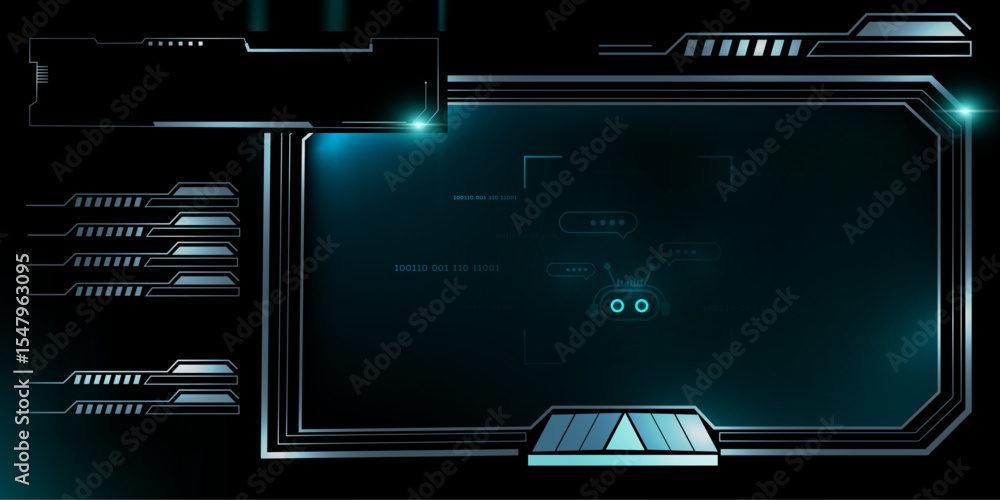 Poster artificial intelligence agent chat bot