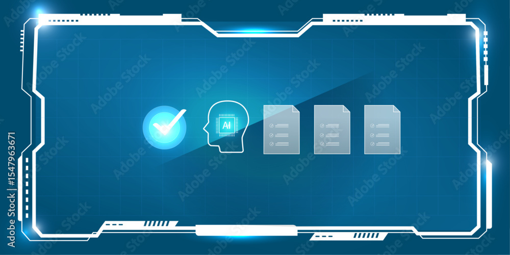Poster high-tech document management through artificial intelligence