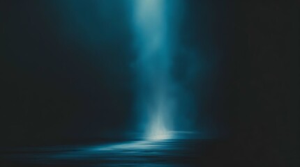 Fototapeta premium Mystical Light Beam Cutting Through Darkness with Misty Glow – Transparent PNG