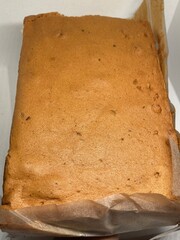 Old paper texture with baked cake