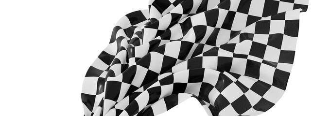 High-resolution image of a checkered flag, perfect for sports, racing, and competition themes....