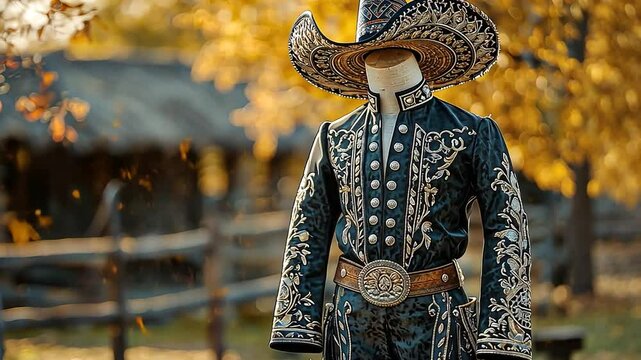 traditional charro suit mexican attire video