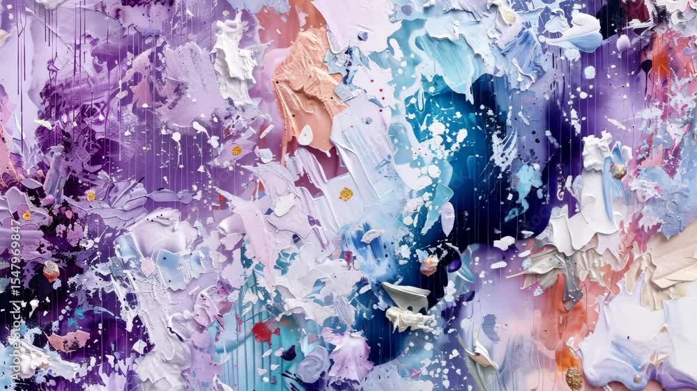 Poster an intricate display of colors and textures comes alive in this abstract artwork, inviting the viewe