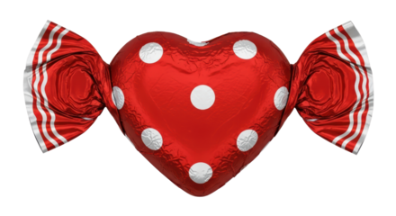 Isolated Heart Shaped Candy