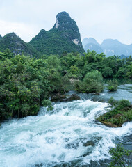 mountain river in the mountains