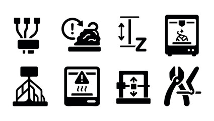 Fitness training filled icon set. gym, workout equipment, exercise collection