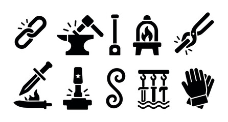 Fototapeta premium Princess, royalty silhouette icon set. jewelry, accessories, crown, magic icons collection