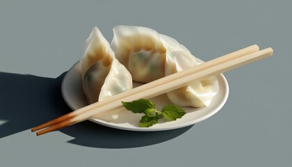 International gyoza dumpling dish food event culinary experience global cuisine restaurant setting