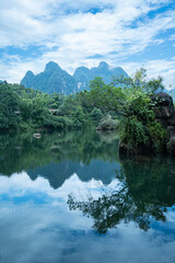 mountain lake in the mountains