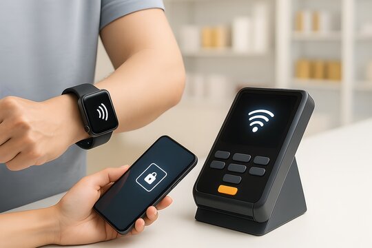 Smart Payment Device with Smartphone and Smartwatch