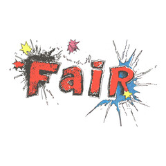 Style fair art illustration vector