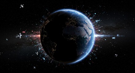 Obraz premium Future Earth Horizon