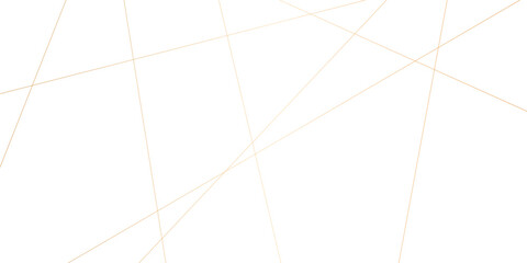 Abstract luxury gold geometric random chaotic lines with many squares and triangles shape on white background.	