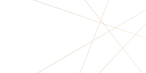 Abstract luxury gold geometric random chaotic lines with many squares and triangles shape on white background.	