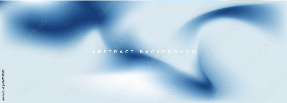 Poster white and blue holographic gradient abstract background. blurred soft blend color gradation liquid c