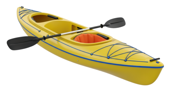Isolated Kayak