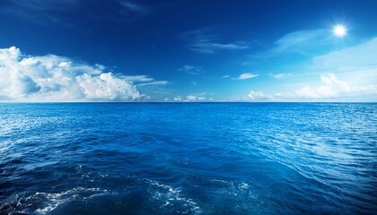 blue sea sky hd background wallpaper desktop wallpaper