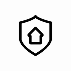 house security protection icon vector sign