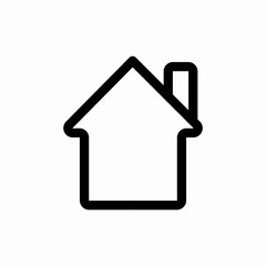 home house building icon vector sign