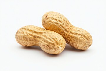 Three peanuts, photography, shelled peanuts