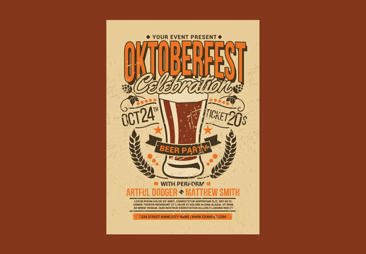 Oktoberfest Celebration Flyer