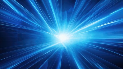 long blue star burst