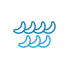 Water Wave Logo Icon