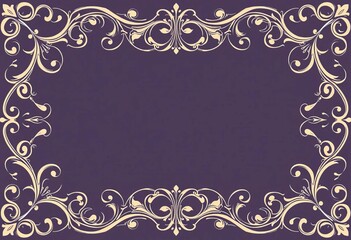 Intricate swirls, ornate corners & borders for luxury invitations & menus,  filigree,  texture