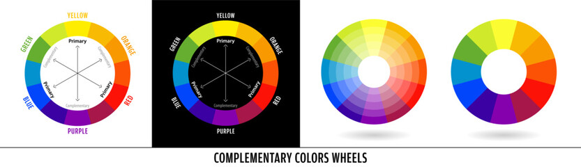 Complementary colors wheel

