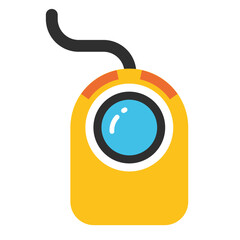 Trackball illustration, clipart, isolated on white background