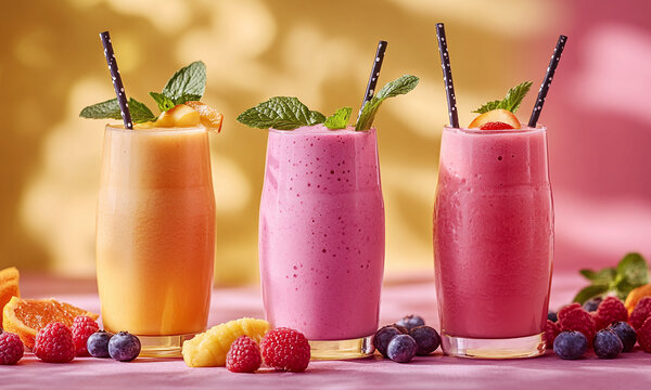 Licuados - Fresh fruit smoothies made with milk or water, often sweetened with honey.