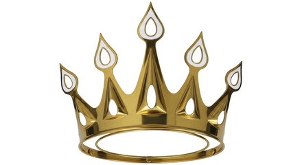 Isolated Golden Crown