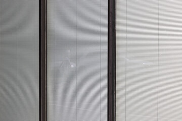 Close-up of Modern Office Window Blinds