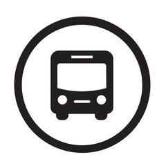 transportation Public Icon Vector Illustrations