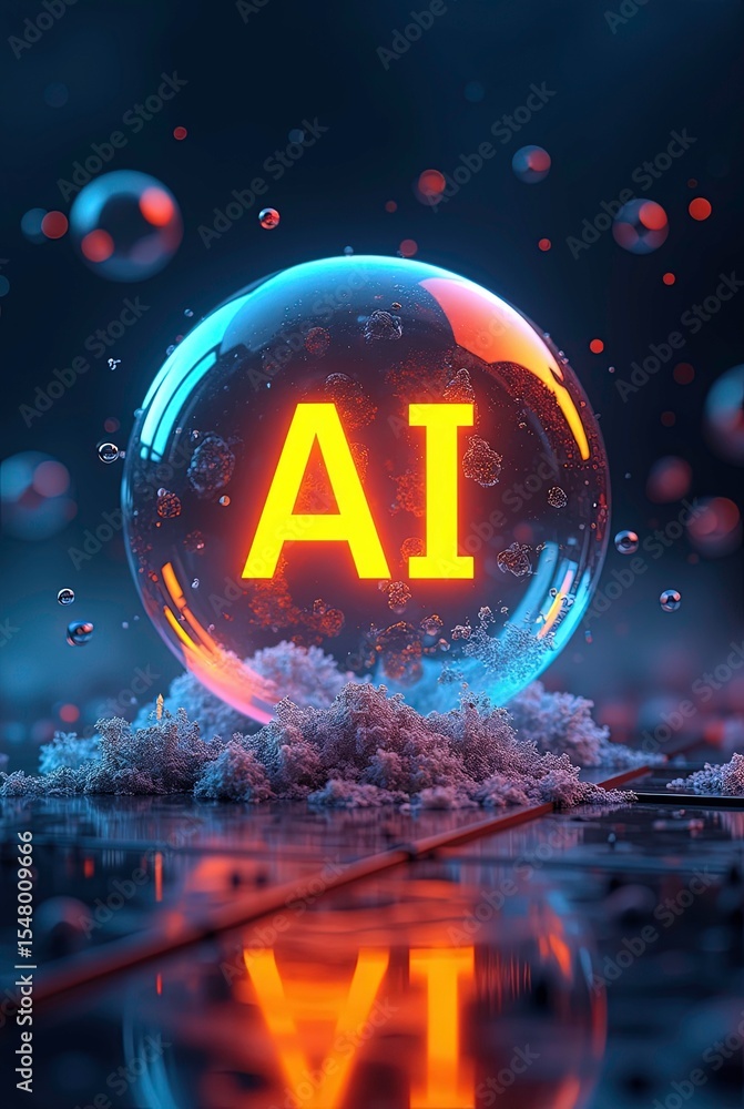 Aufkleber stock banner technology based on data science and innovation is used in internet cyberspace by a rou