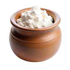 Clay Pot with Fresh Curd – Traditional Earthenware Yogurt