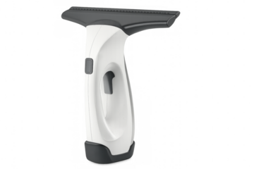 Modern electric window cleaner with transparent background