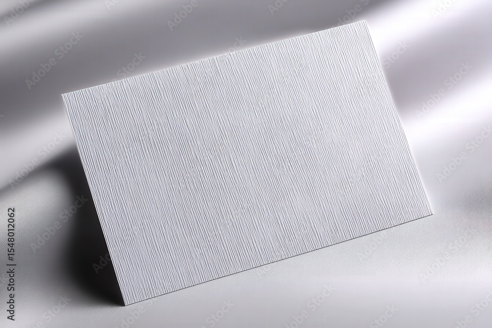 Poster textured white paper with fine lines set against a smooth backdrop emphasizing elegance and minimali