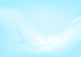 abstract blue wave background with flowing lines
