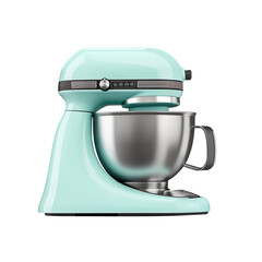 Electric food mixer isolated on transparent background