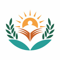 An education logo vector illustration