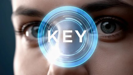 The word KEY representing the unlocking of potential and new skills. Continuous learning and self-development.