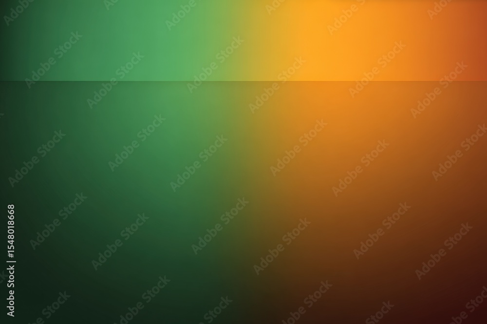 Poster abstract colorful gradient background smooth transitions from green to orange and yellow vivid vibra