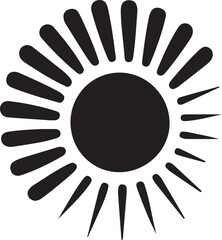 Hand drawn circles on white background silhouette 