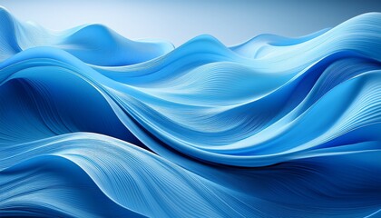 Fototapeta premium abstract background with blue waves