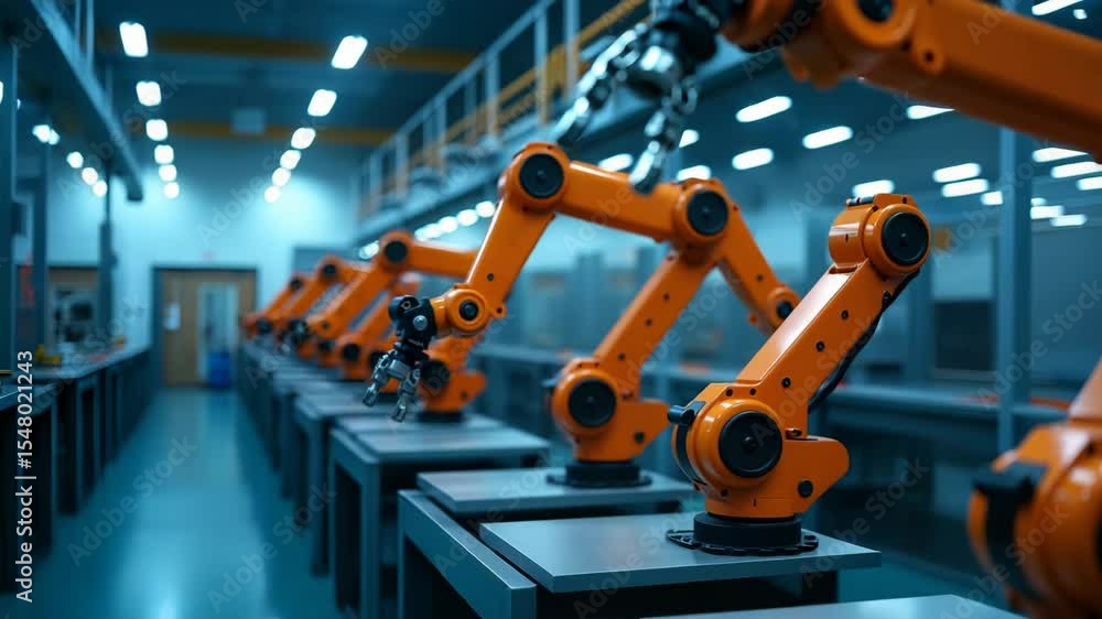 Aufkleber advanced robotic arms: precision mechanical design & dynamic control systems for industrial automati