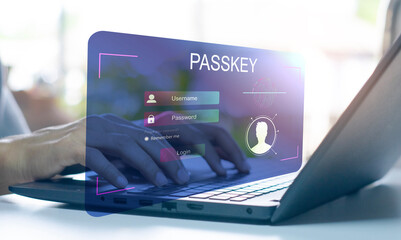 concept of using Passkey instead of a code set for maximum security Biometric Lock