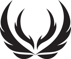 black and white wings tattoo silhouette 